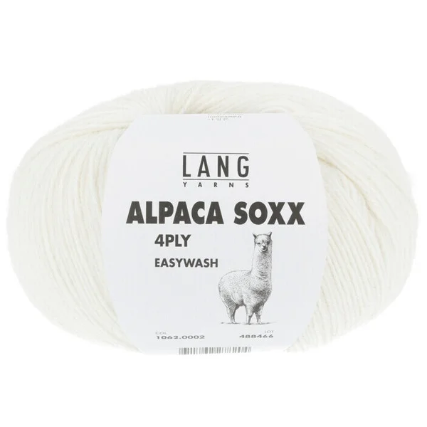 Alpaca soxx 4-Ply Blanc 02 – Lang yarns
