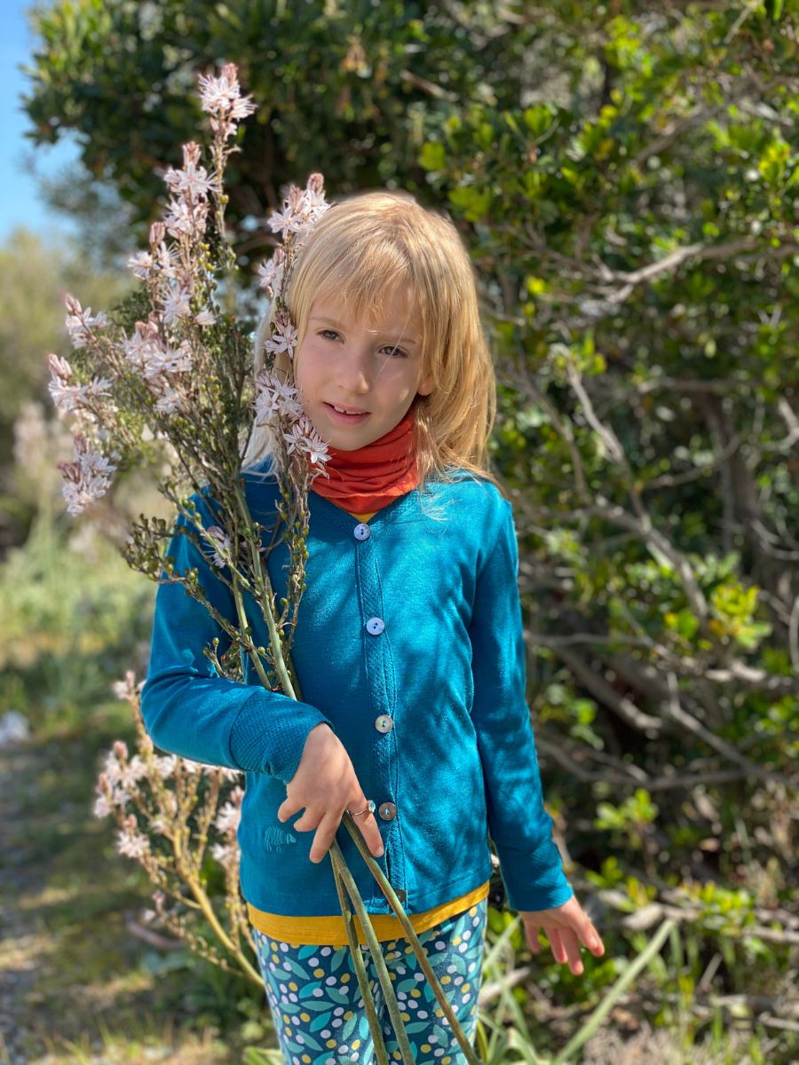 Cardigan enfant laine mérinos bio et soie – Image 4