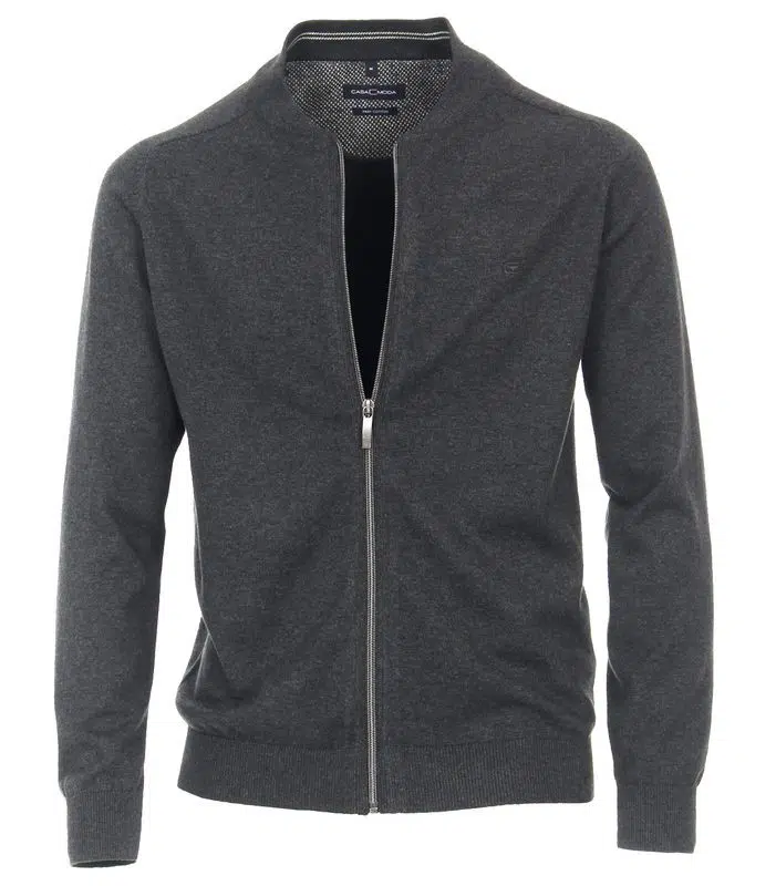 gilet homme en coton CASA MODA anthracite 4440ca