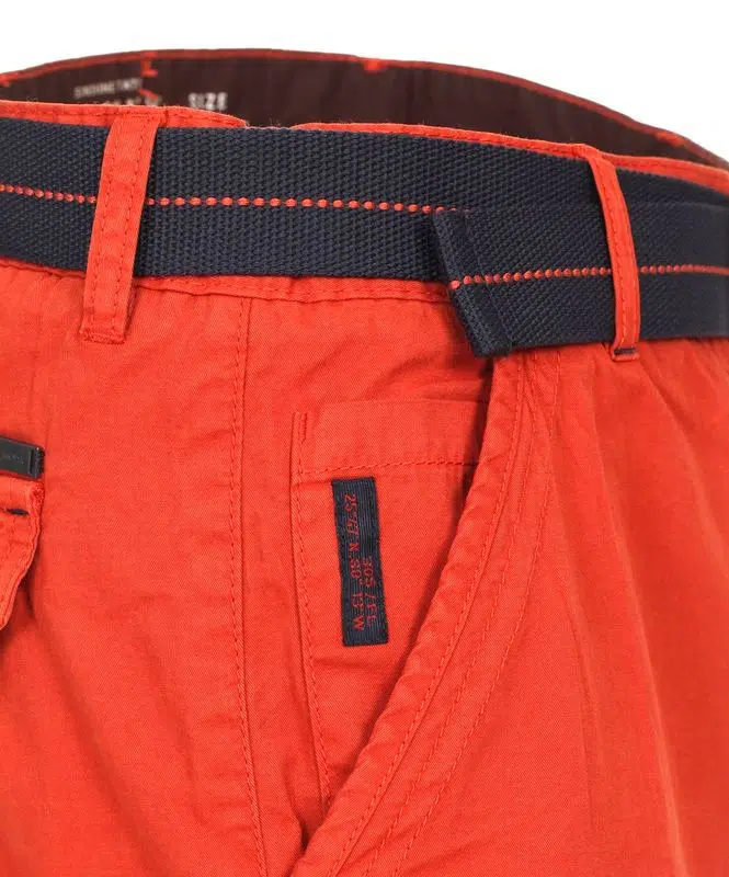 Bermuda poches cargo rouge/orange CasaModa – Image 4