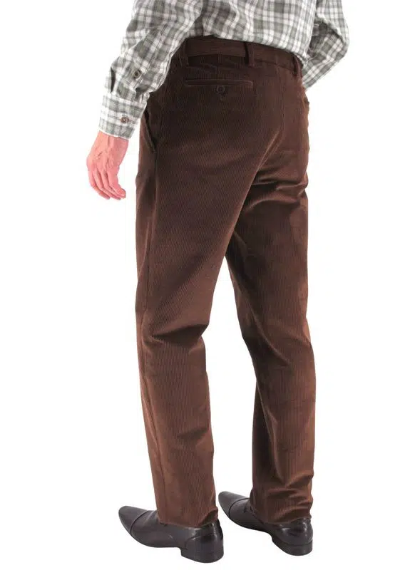 Pantalon velours cosserat GIANNI MARCO marron H092 – Image 3