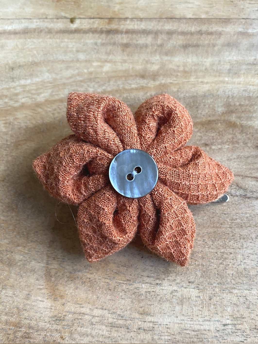 P’tite fleur unie pince, barrette, élastique – Image 8