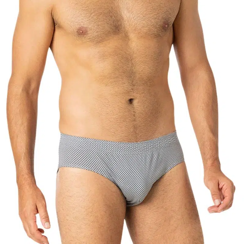 3 Slips homme EMINENCE taille basse LC14 gris/noir – Image 3