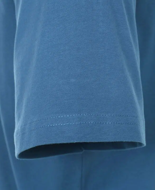 Tee-shirt bleu jean col rond REDMOND 665rd – Image 3