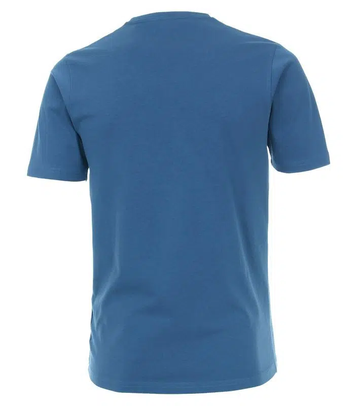 Tee-shirt bleu jean col rond REDMOND 665rd – Image 4