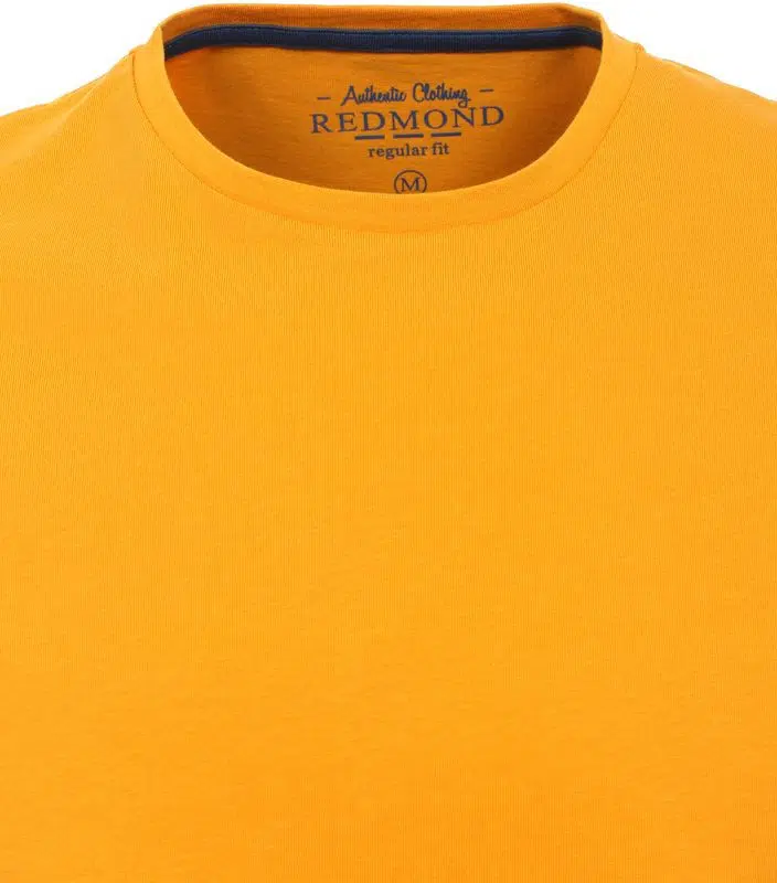Tee-shirt jaune col rond REDMOND 665rd – Image 2
