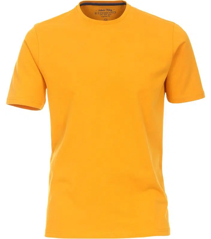 Tee-shirt jaune col rond REDMOND 665rd
