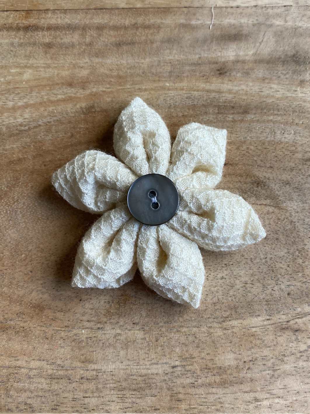 P’tite fleur unie pince, barrette, élastique – Image 7