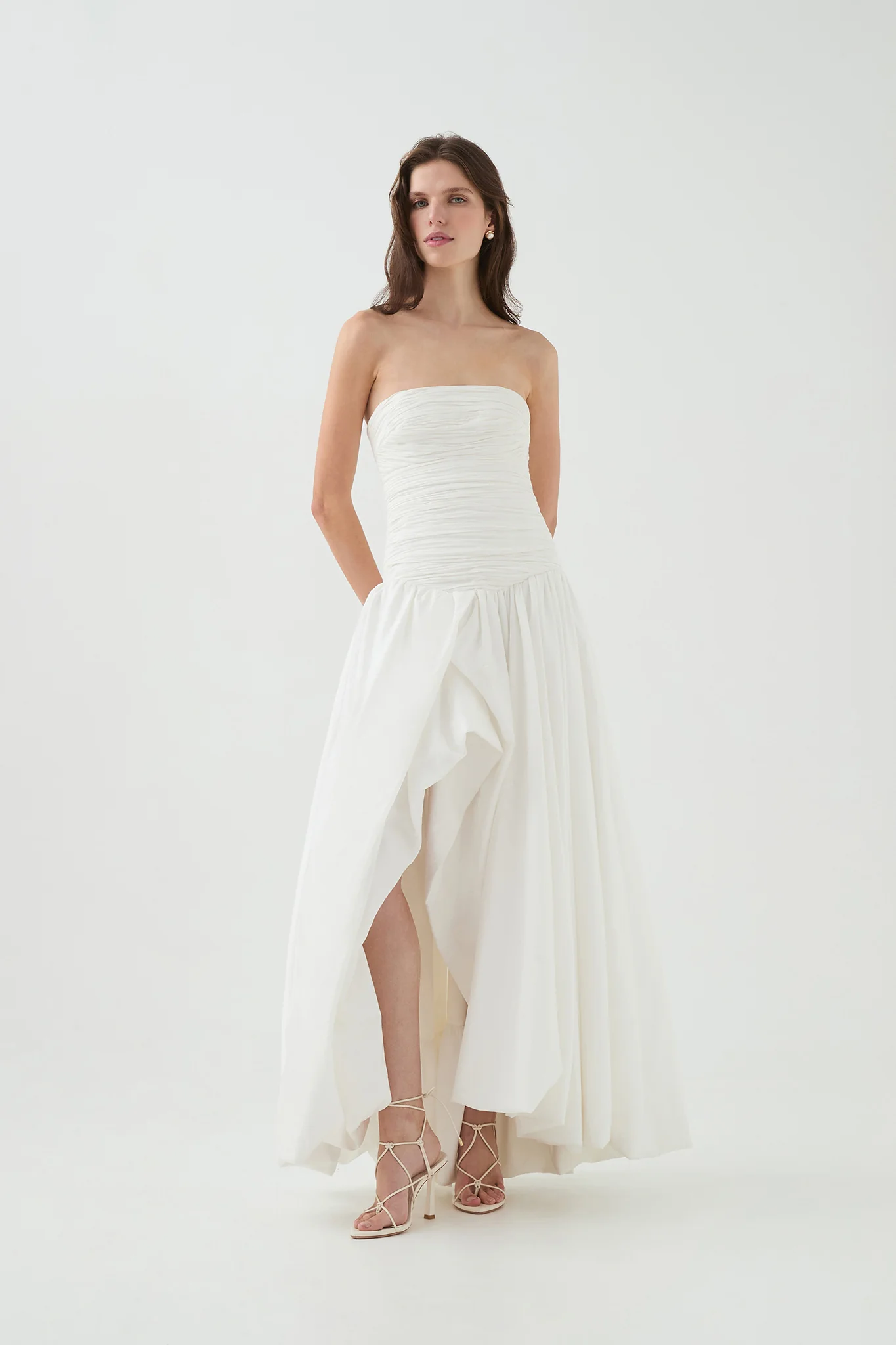 Violette Bubble Hem Maxi Dress