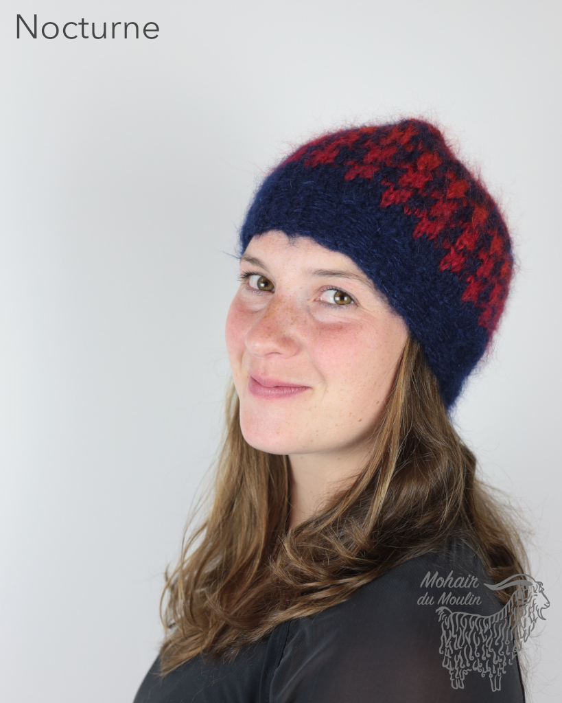 Bonnet Jacquard en mohair – Image 9