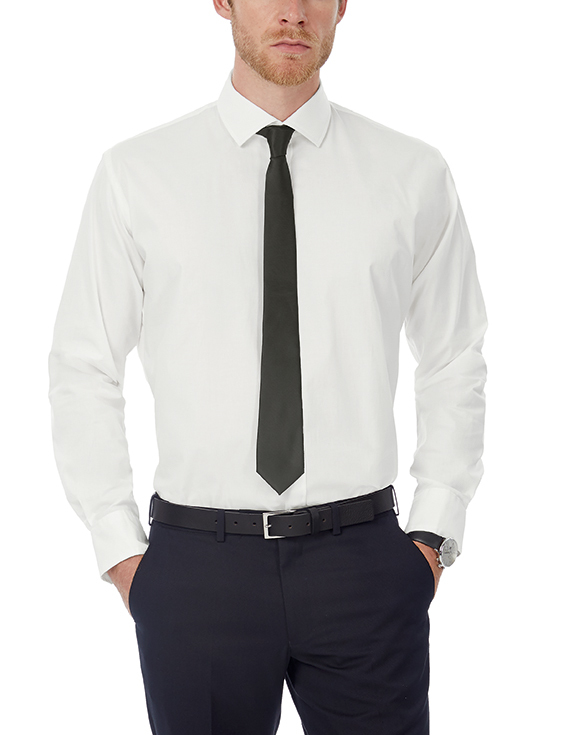 Chemise stretch homme manches longues Black Tie