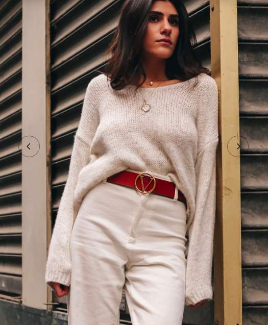 PULL NAIS MODELE IRIS COL BATEAU-10 COULEURS AU CHOIX