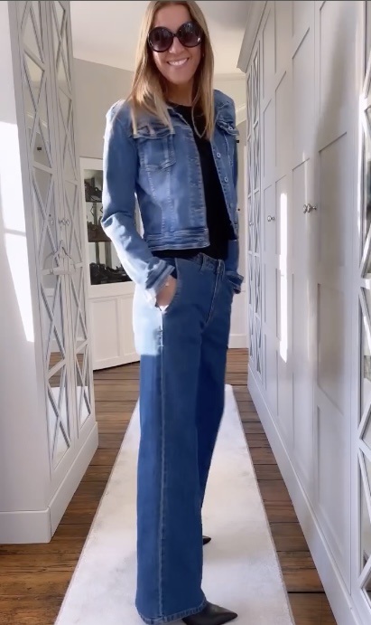 VESTE EN JEAN MELLY ET CO AVEC AILES MC -9560 – Image 4