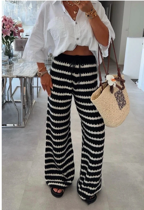 PANTALONS EN LAINE MAILLE TRES DOUX (6 COULEURS) – Image 2