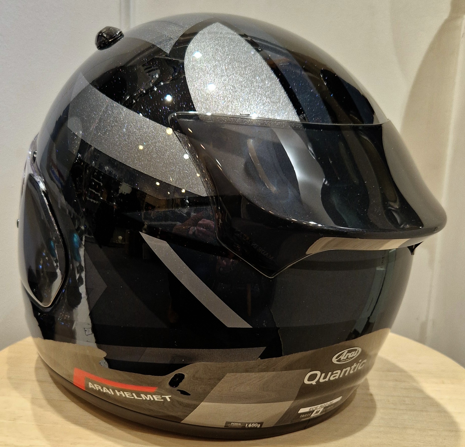 Casque Arai QUANTIC – Mosaic noir – Image 4