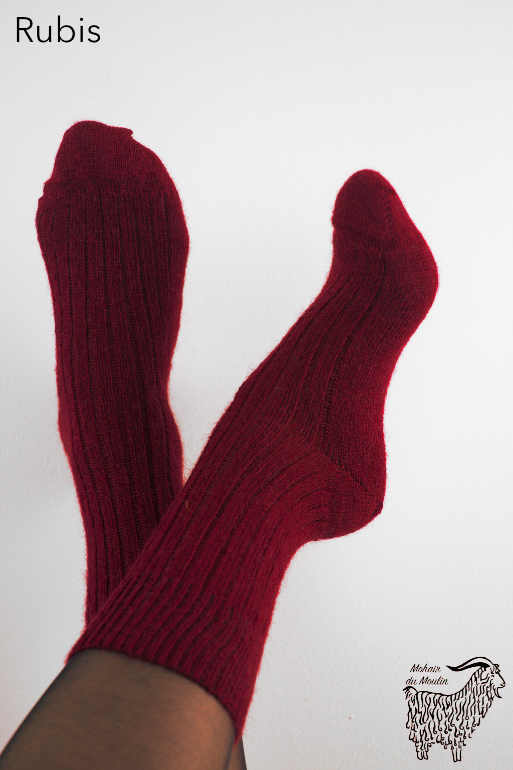 Chaussettes classiques en mohair, taille 34 – 36 – Image 5
