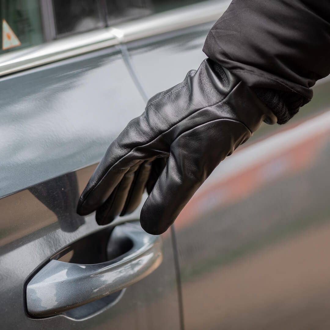 Dean (Zwart) – Sportieve Schapen Lederen Handschoenen voor Heren met Luxe Wollen Voering & Touch Functie – Image 8