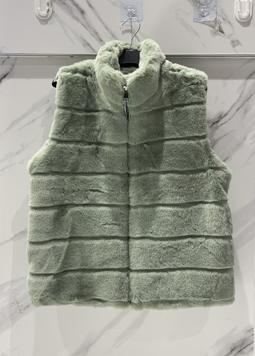 GILET FAUSSE FOURRURE SANS MANCHES ( 23 coloris ) NUMERO 1 DE VENTE – Image 8
