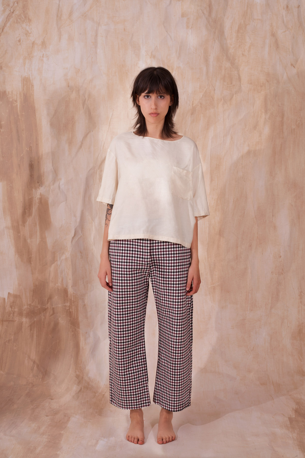 Eri Silk Shirt Top · Natural – Image 2