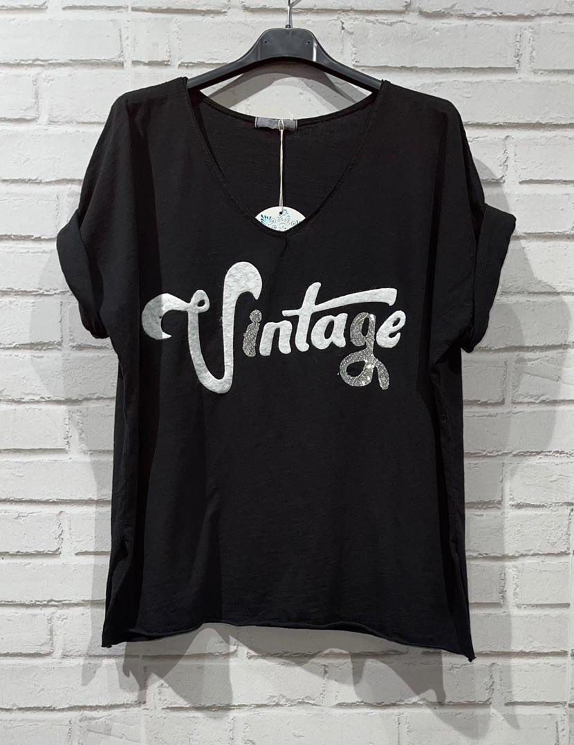 T-SHIRT VINTAGE (13 COULEURS)