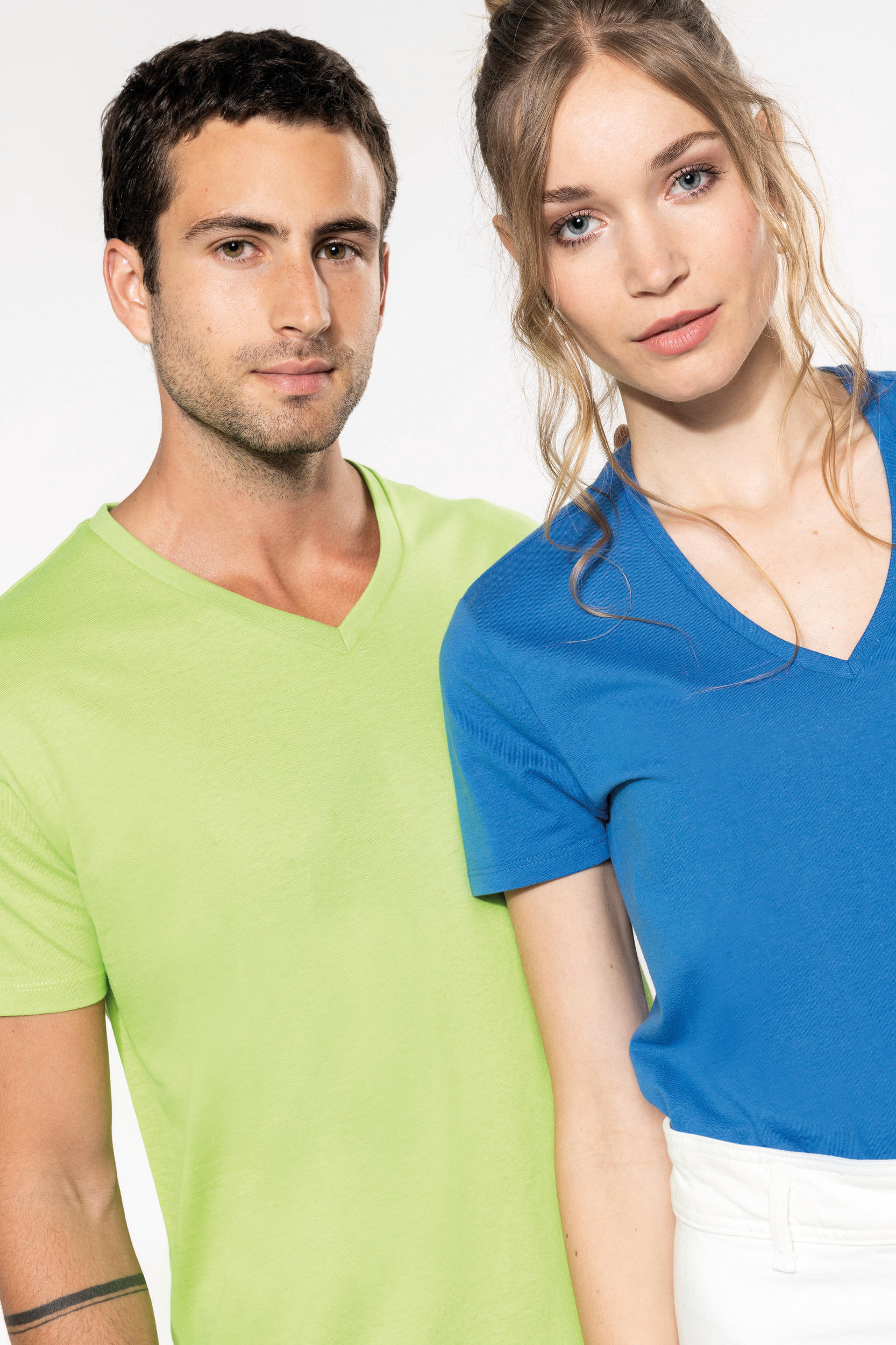 T-shirt BIO150 IC col V femme – Image 7