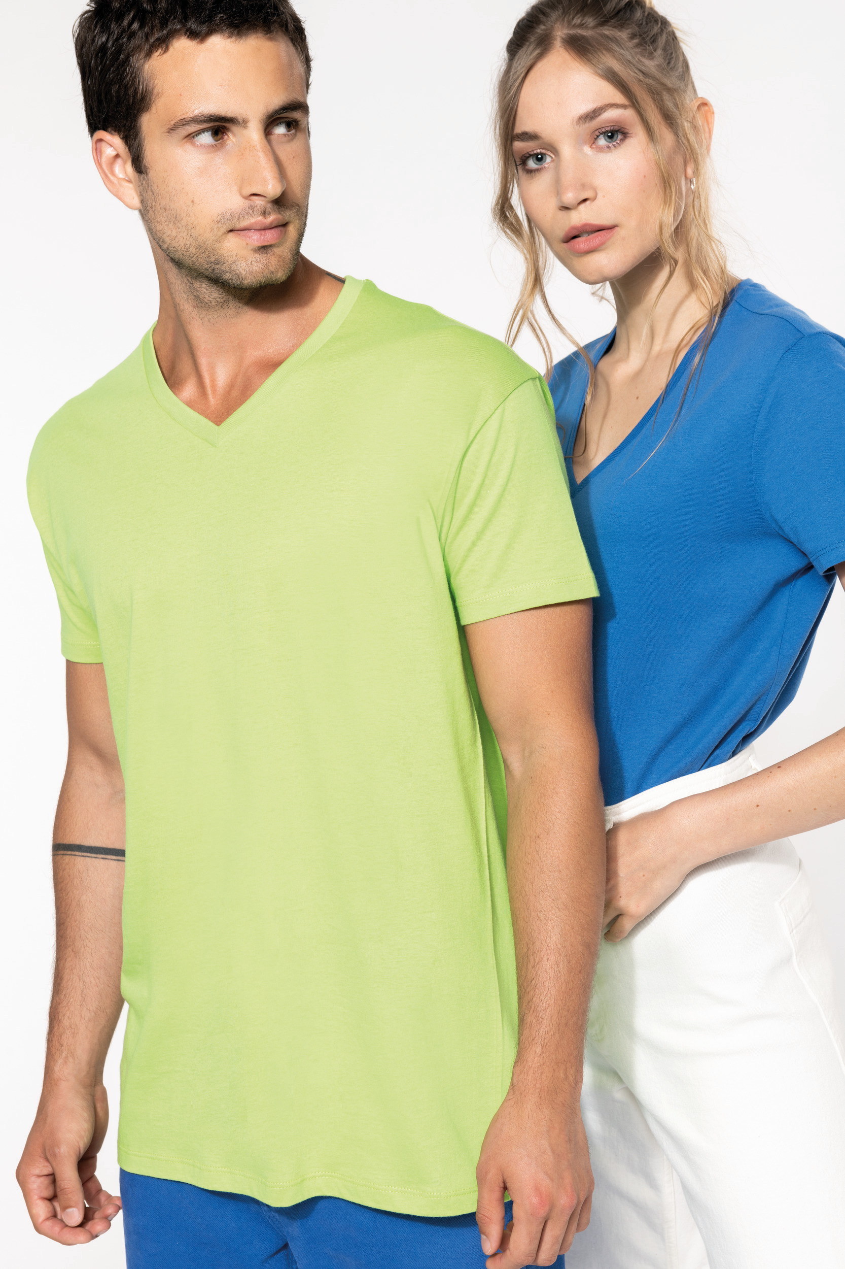 T-shirt BIO150 IC col V femme – Image 8