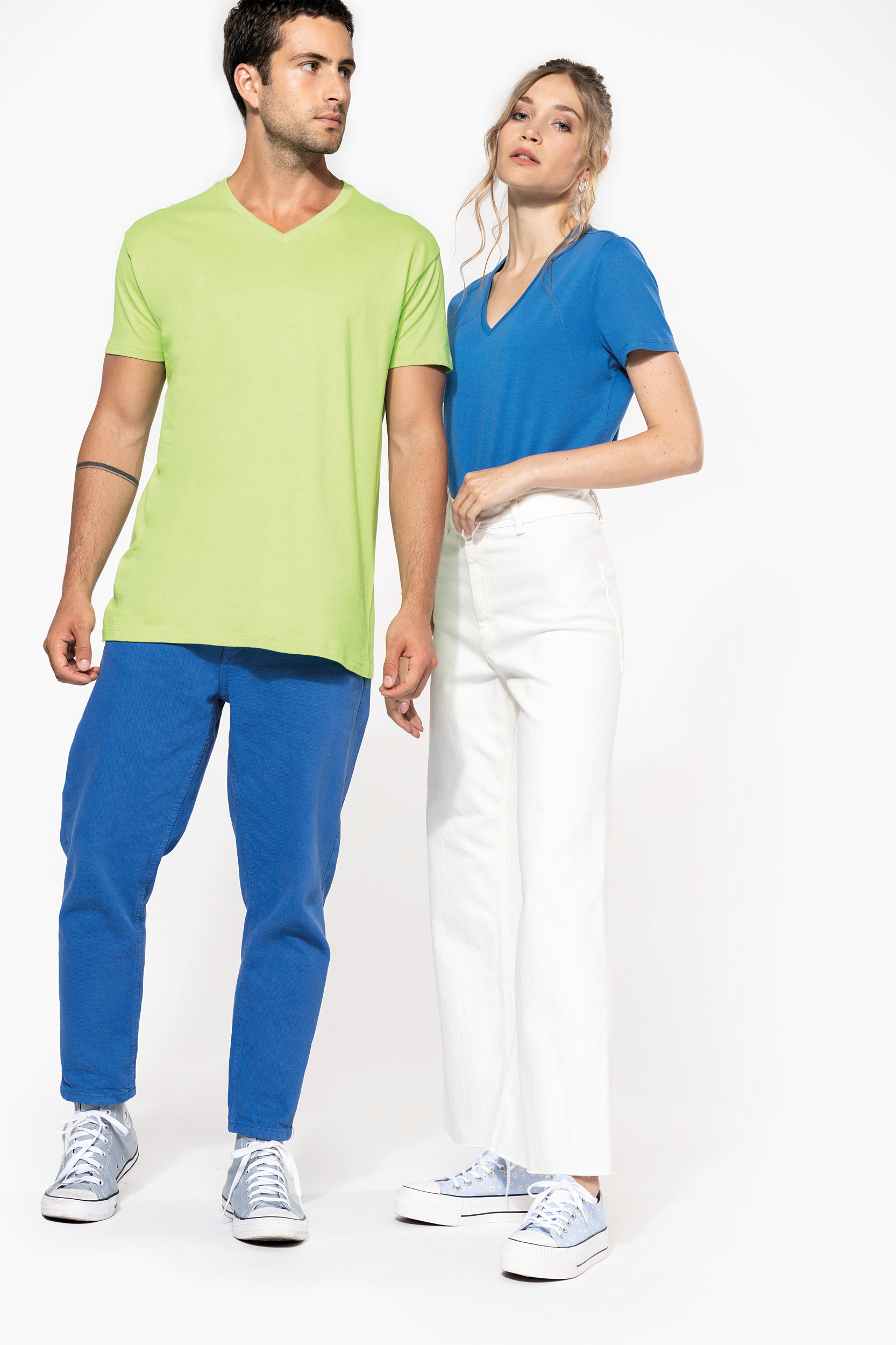 T-shirt BIO150 IC col V femme – Image 9