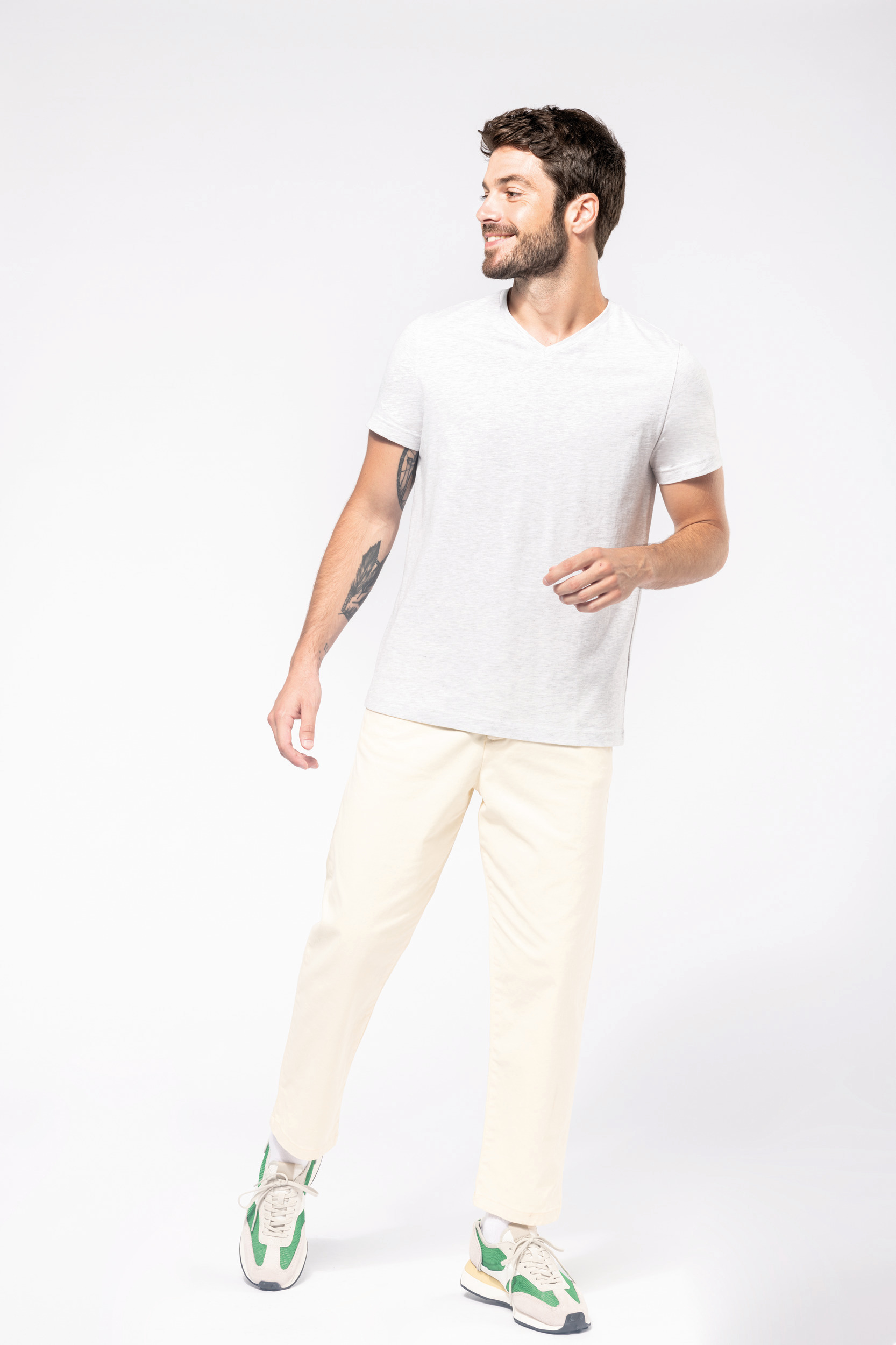 T-shirt col V manches courtes homme – Image 8