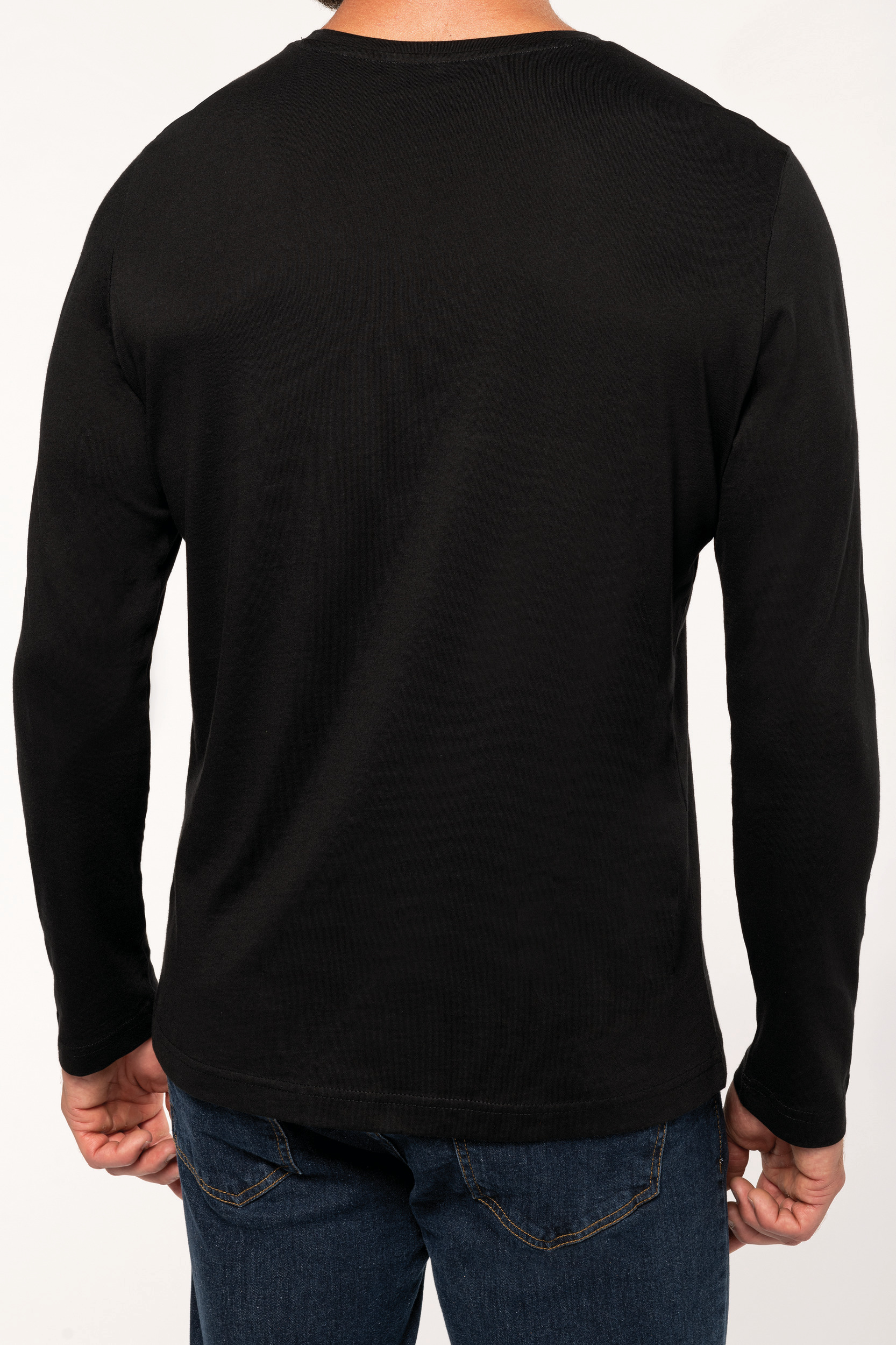 T-shirt col rond manches longues homme – Image 8