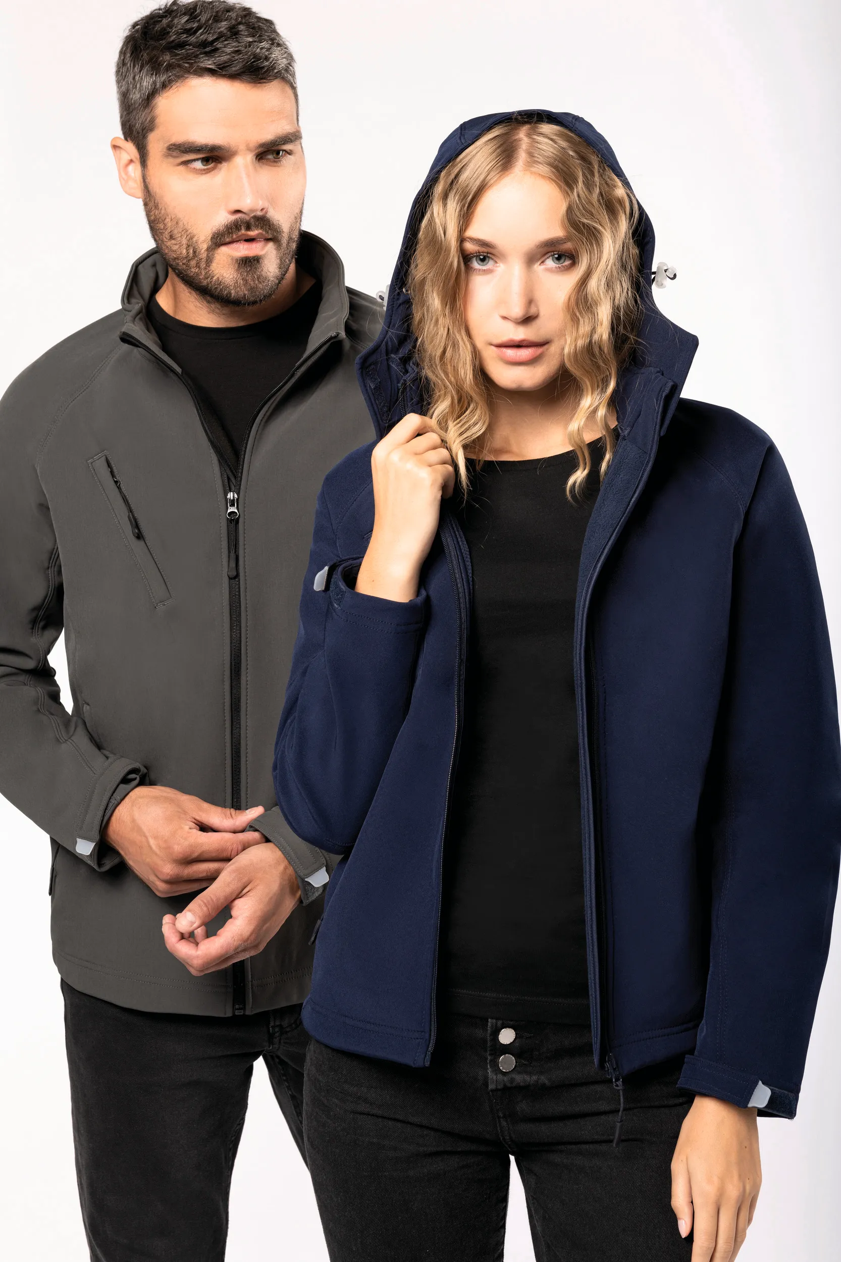 Veste softshell à capuche amovible femme – Image 6