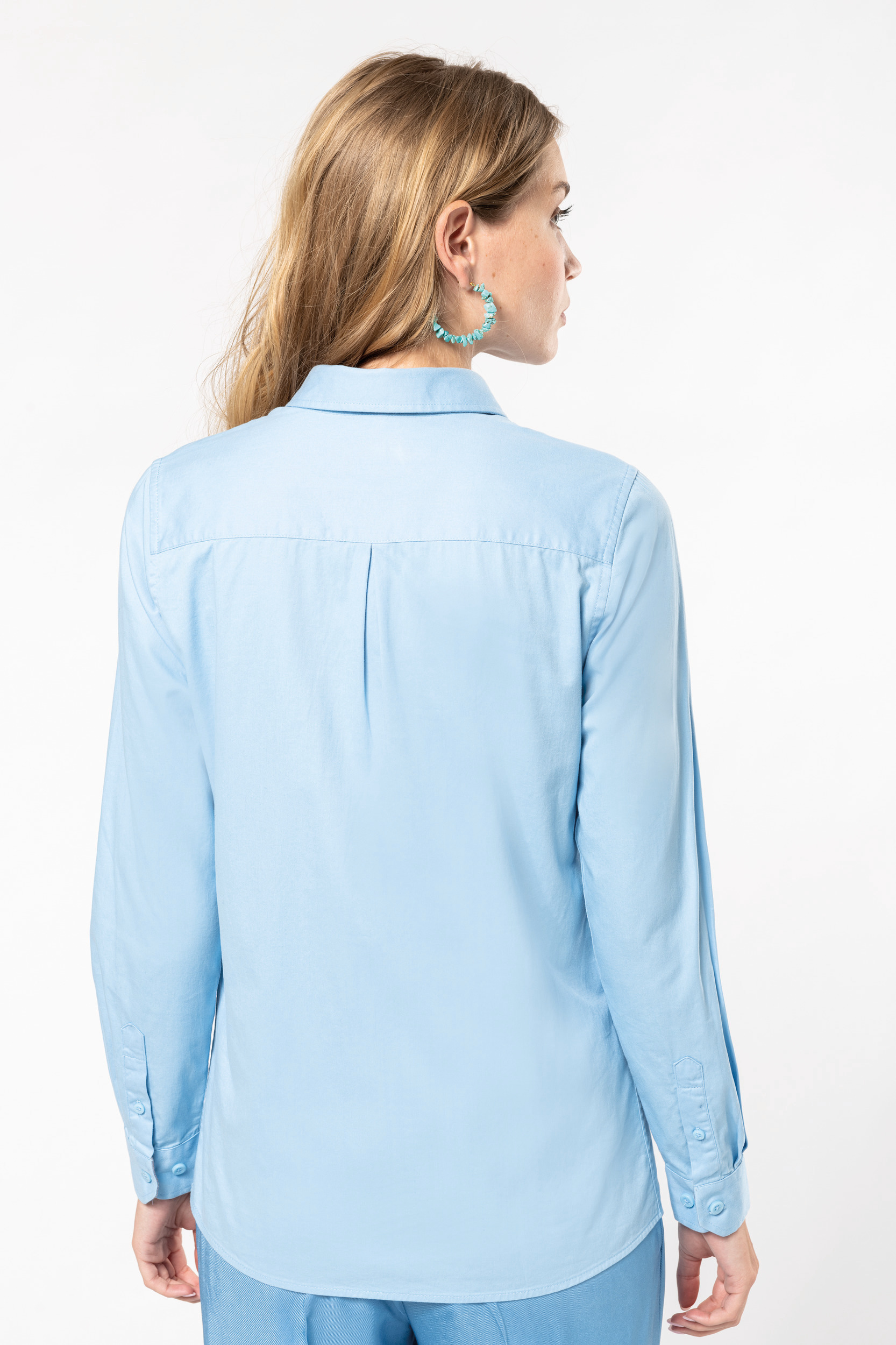 Chemise coton Nevada manches longues femme – Image 2