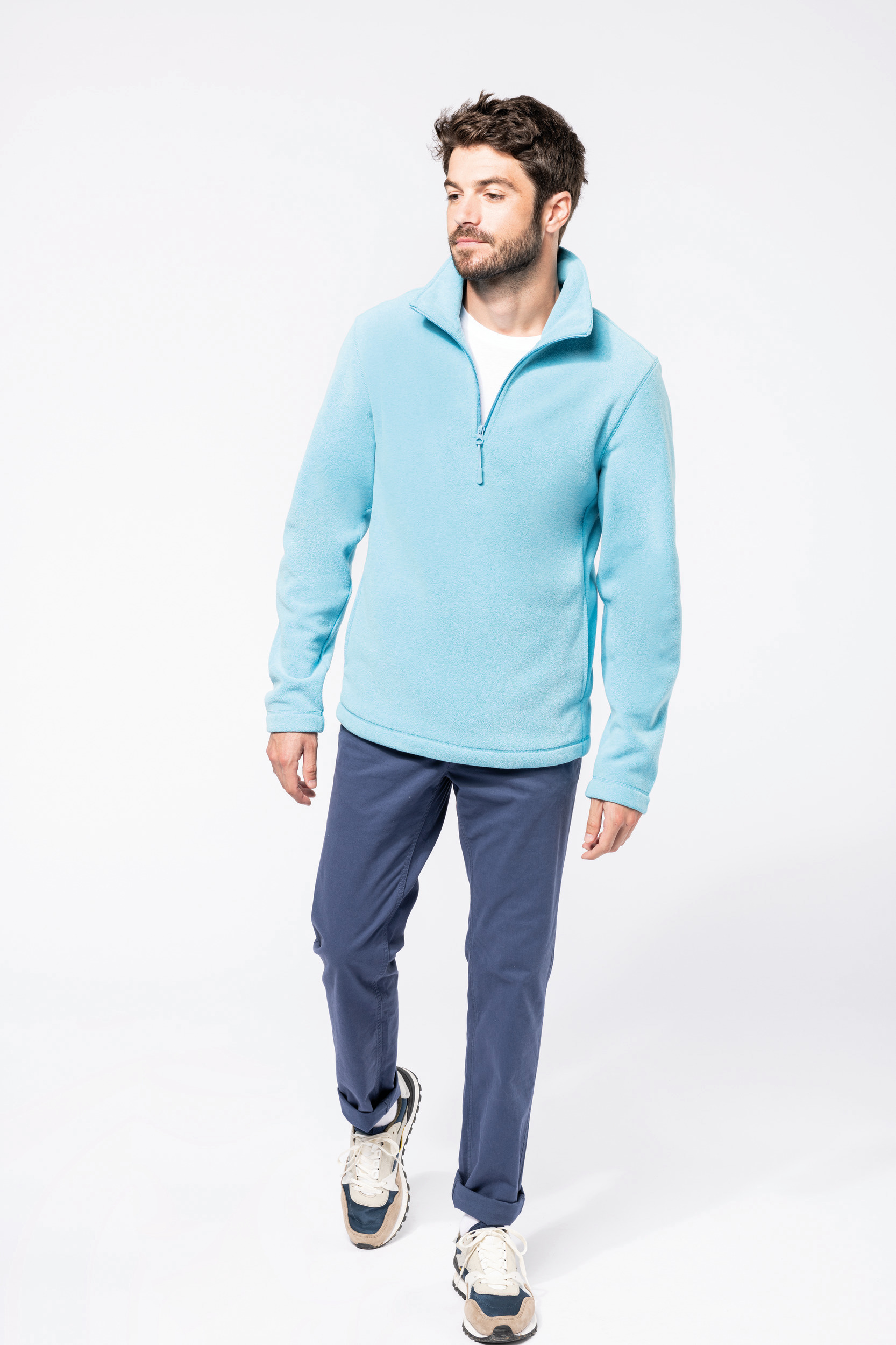 Enzo > Micropolaire col zippé homme – Image 4