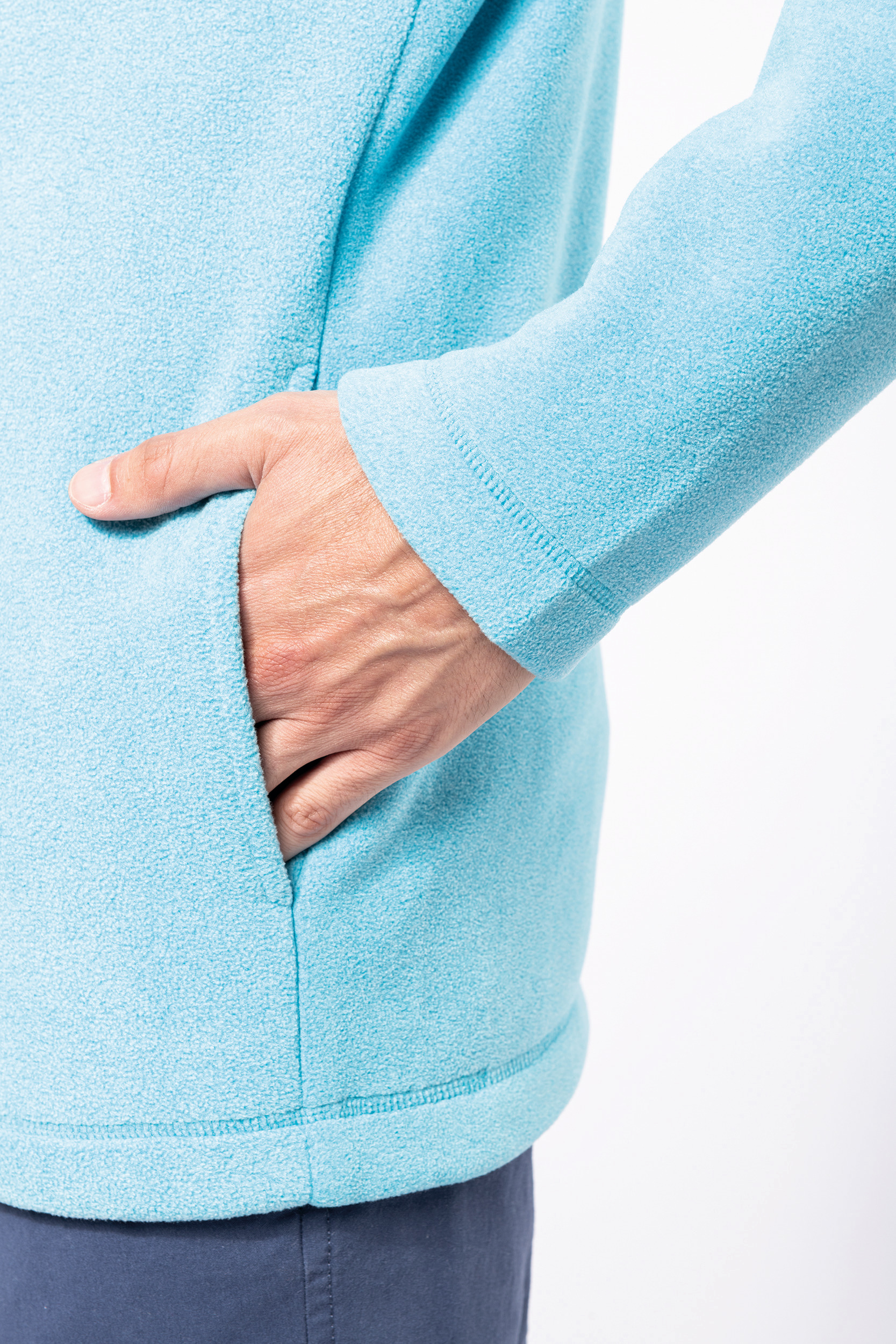 Enzo > Micropolaire col zippé homme – Image 6