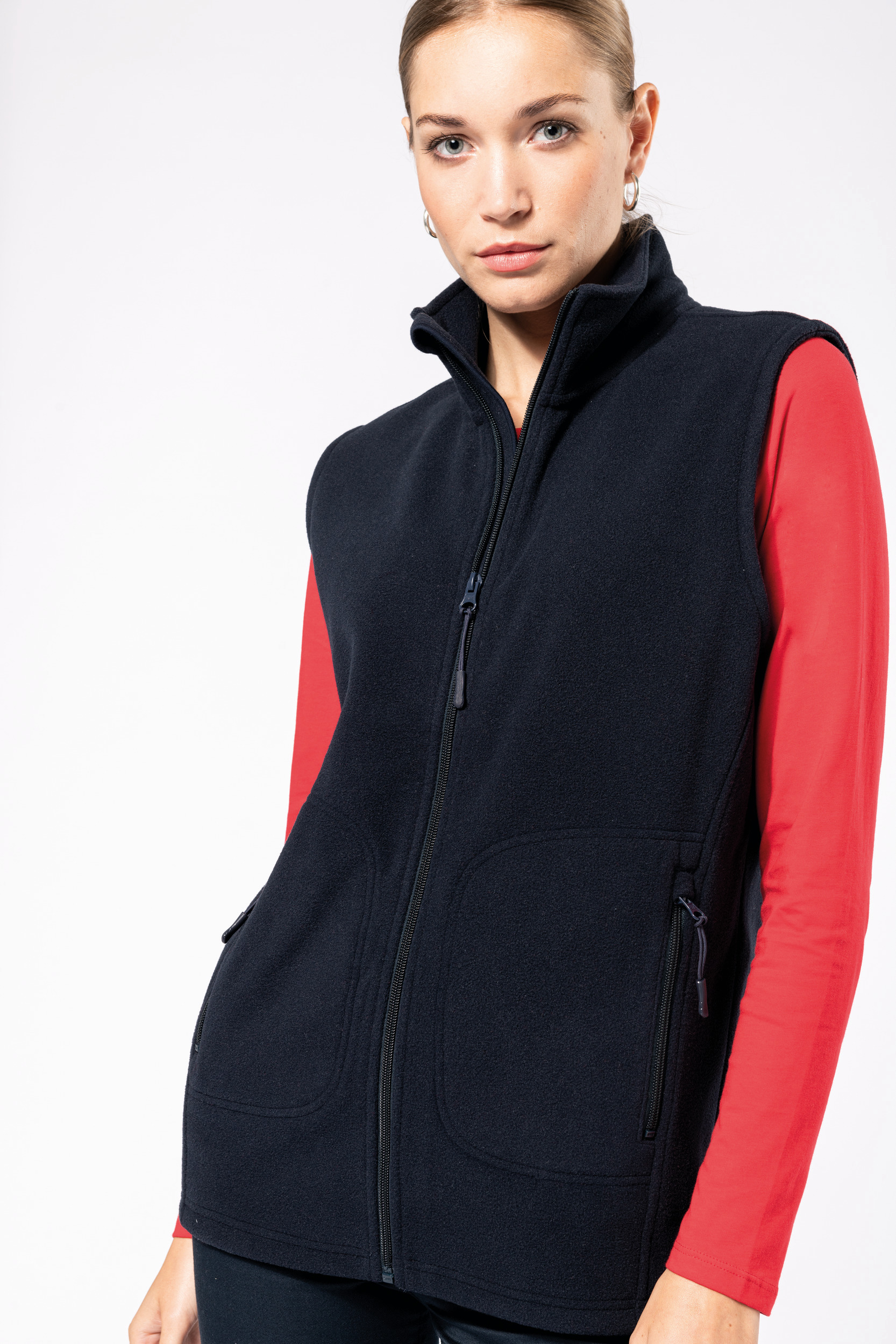 Bodywarmer micropolaire écoresponsable unisexe – Image 6