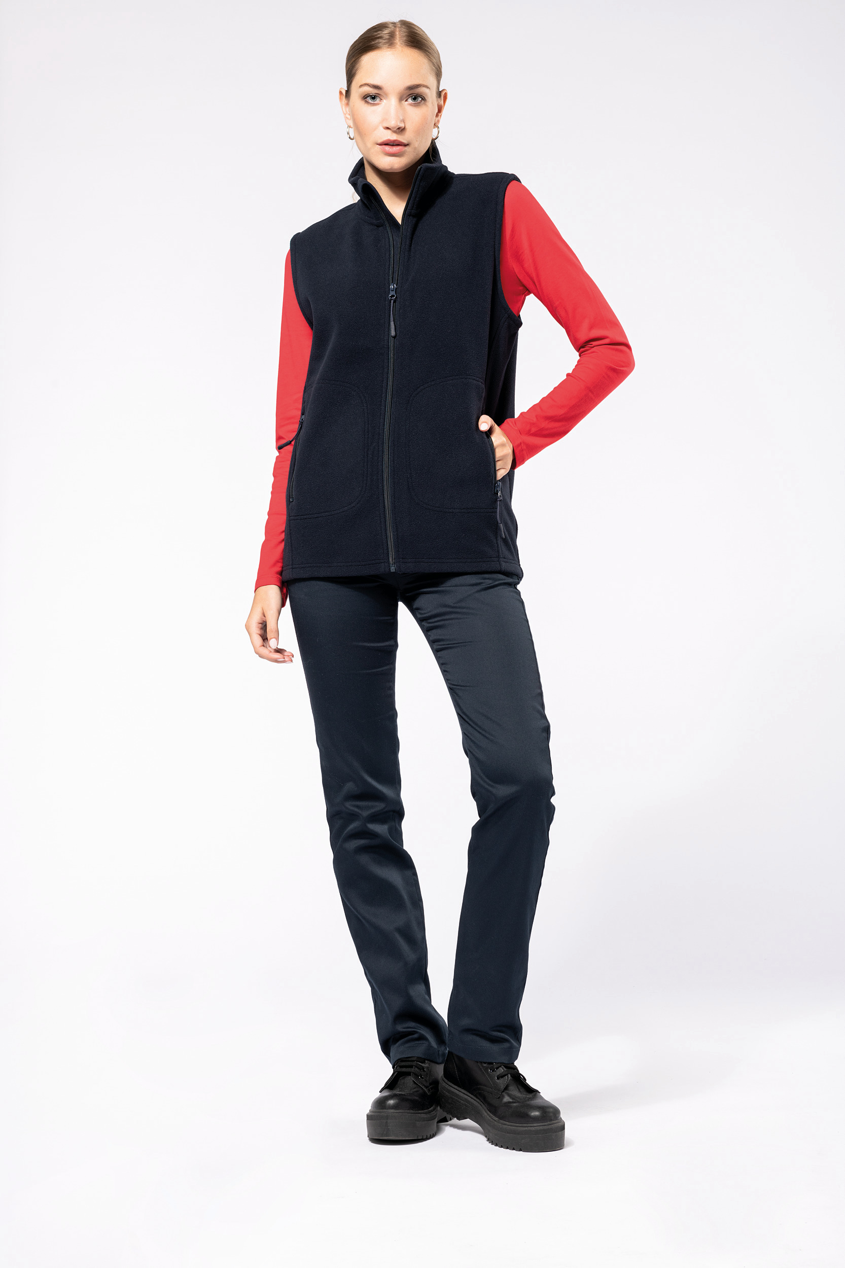 Bodywarmer micropolaire écoresponsable unisexe – Image 9