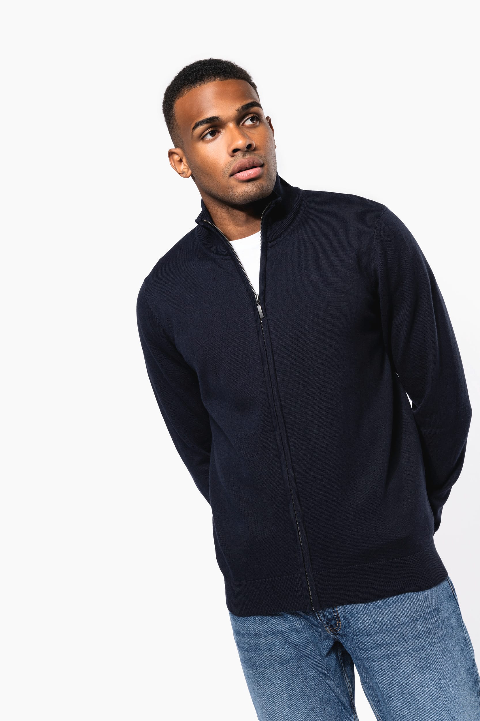 Cardigan zippé homme – Image 4