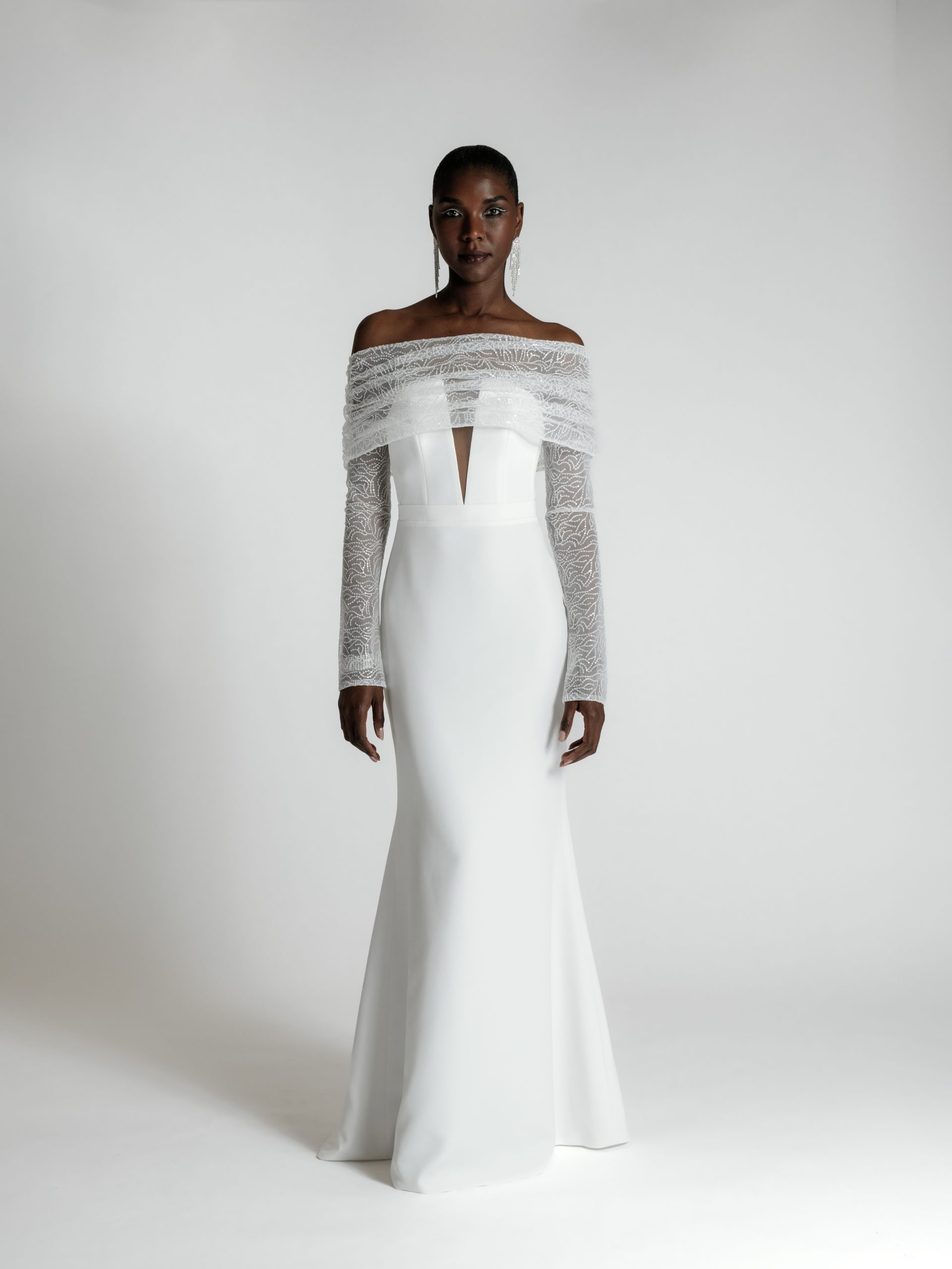 ZOE – Robe de mariée longue bustier