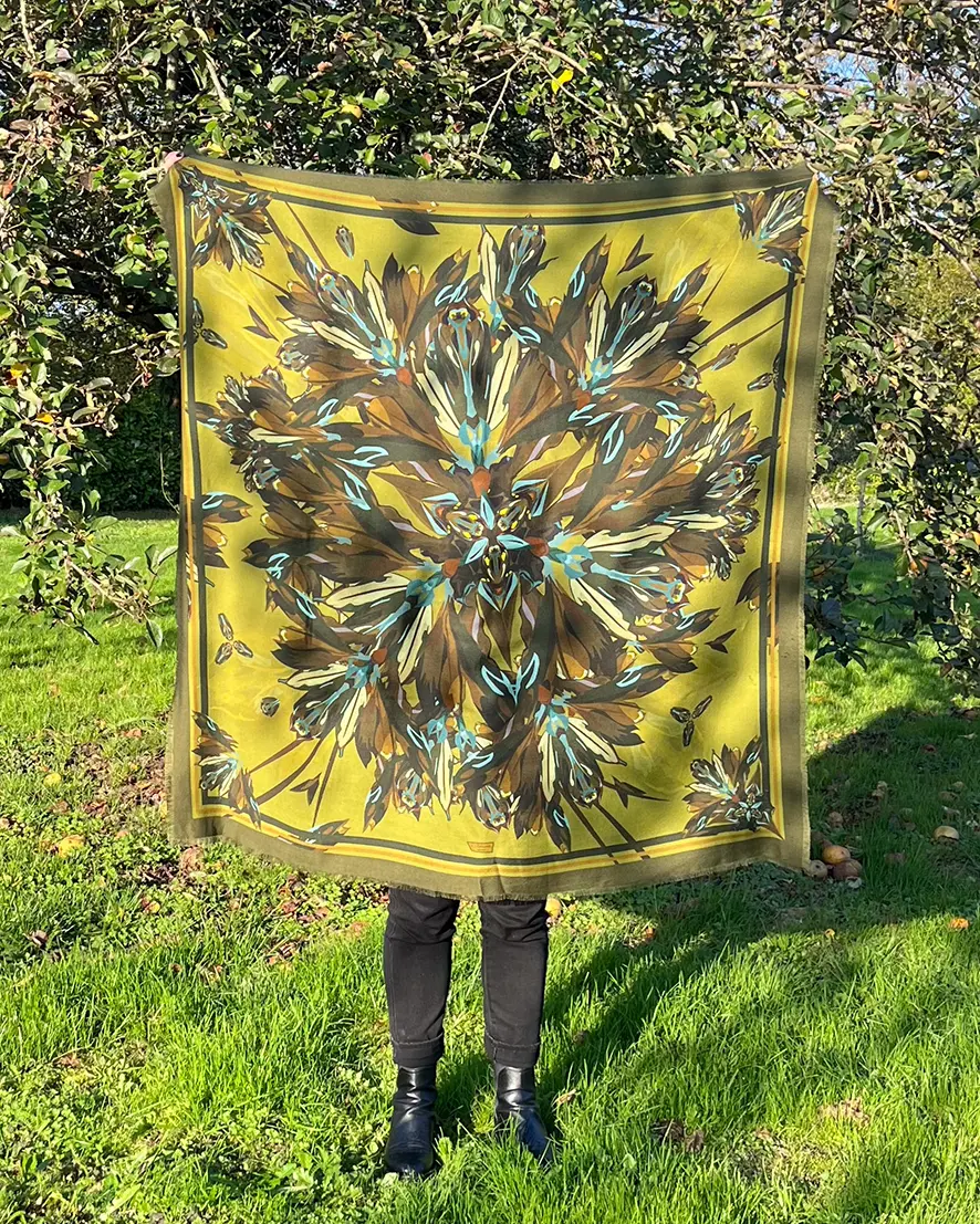 Châle Cordyline Kaki – Image 4