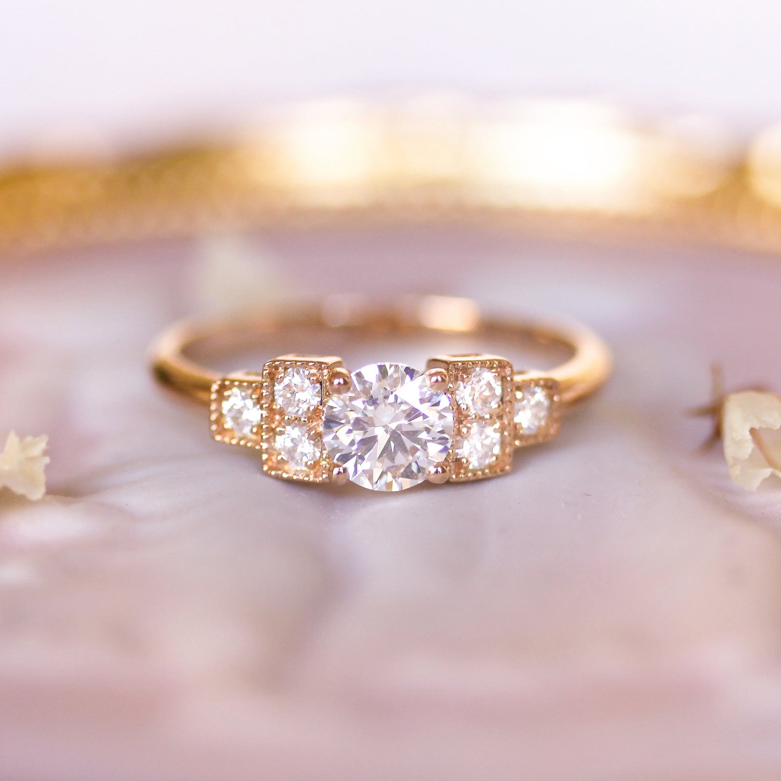 Bague Louxor Saphir Vert – Image 3