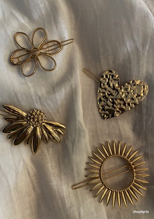 Barrette soleil doré – Image 3