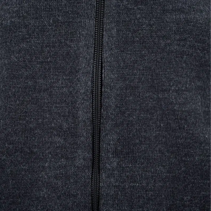 gilet homme en laine zip anthracite BEST GUEST 6206C – Image 4