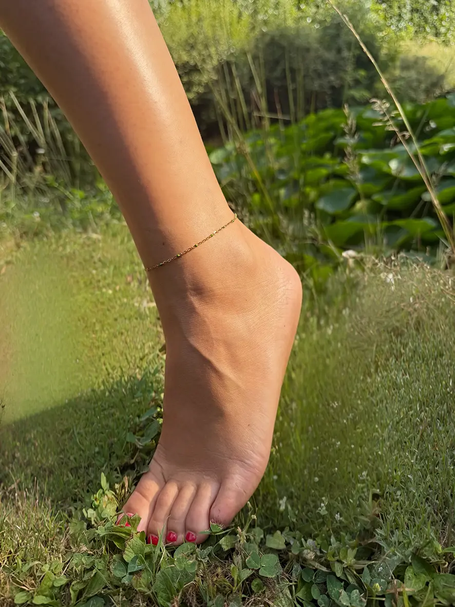 Chevillère chaîne rosaire – Image 2