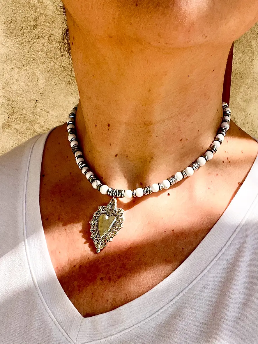 Collier Coeur Cordelia