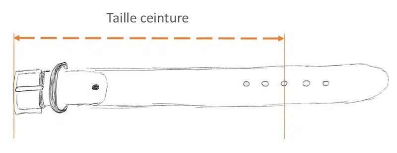 Ceinture extensible M.E.N.S. tressée noir Basalt – Image 2