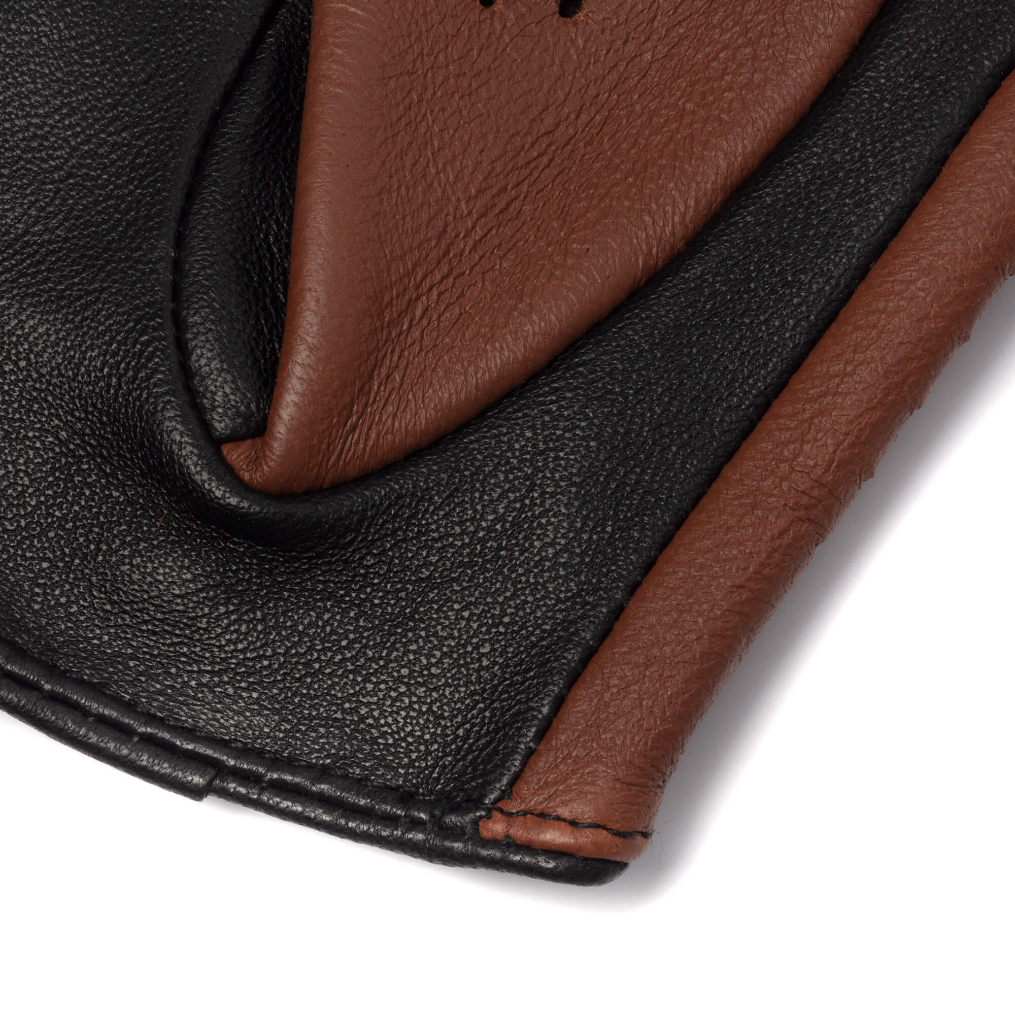 GT (Heren) – Camel Lederen Autohandschoenen met Touchscreen-functie, Cut Out Rug & Knokkelgaten – Image 5