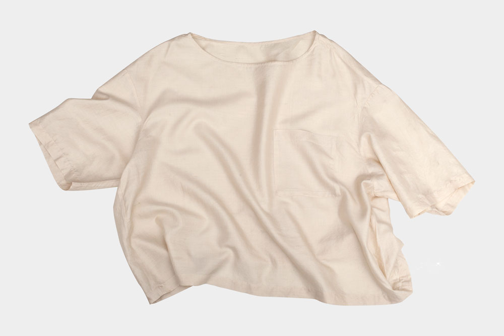 Top en Soie Eri · Écru – Image 4