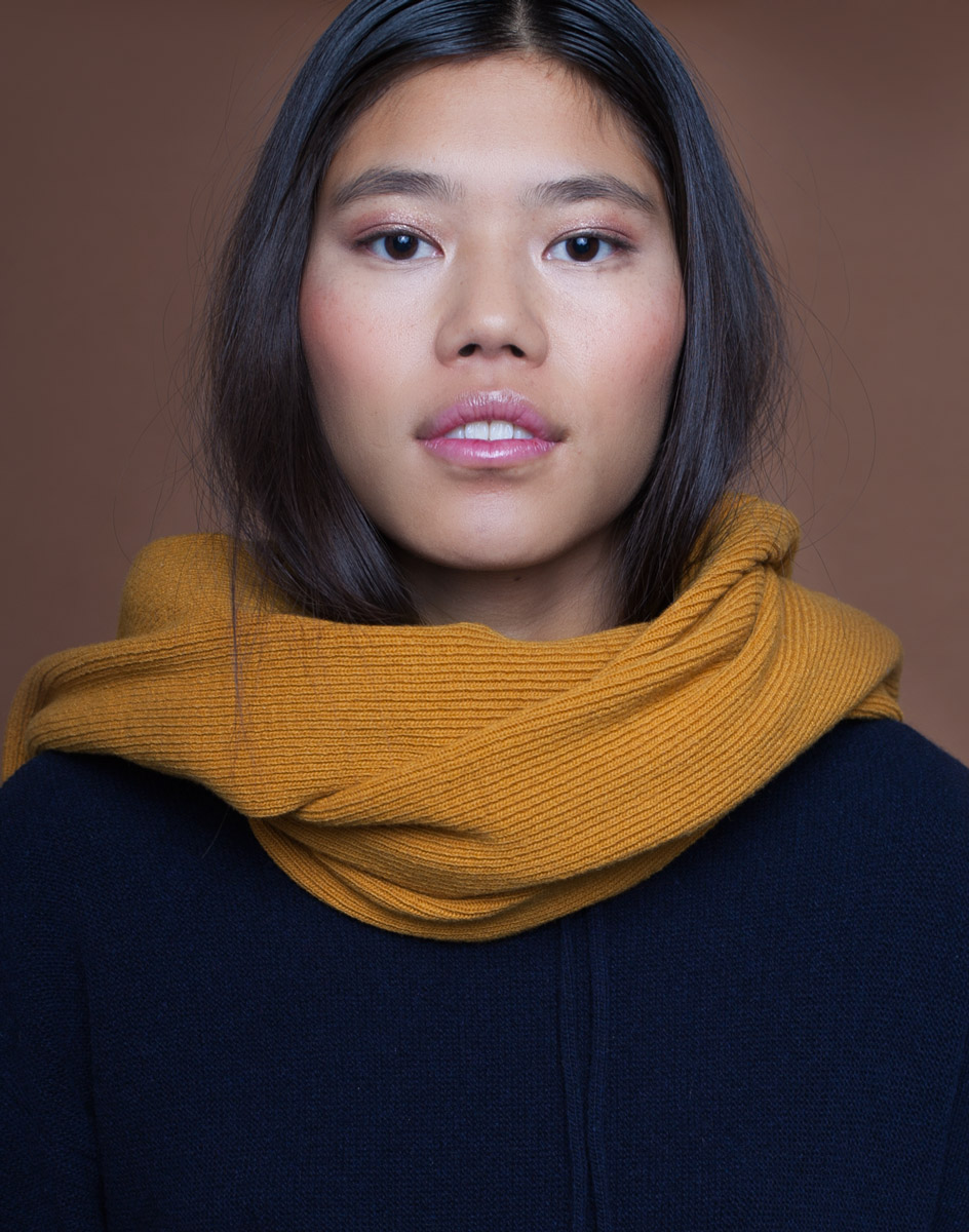 Bufanda Cachemir & Lana Azafrán