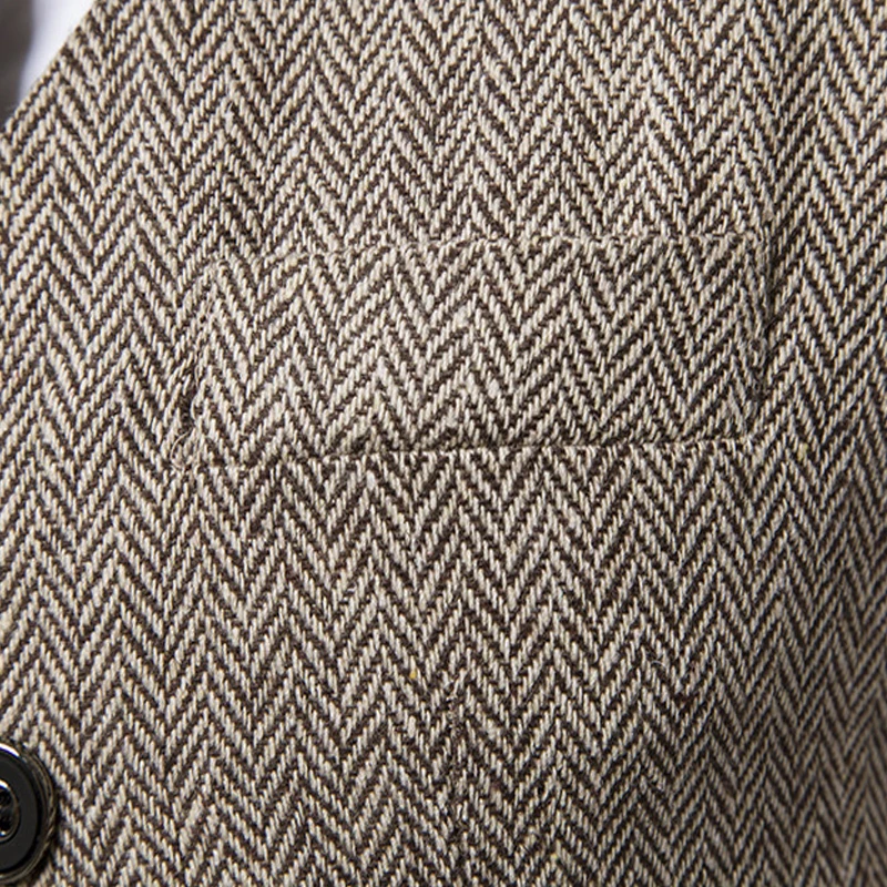 Gilet de costume à double boutonnage pour homme – Image 5