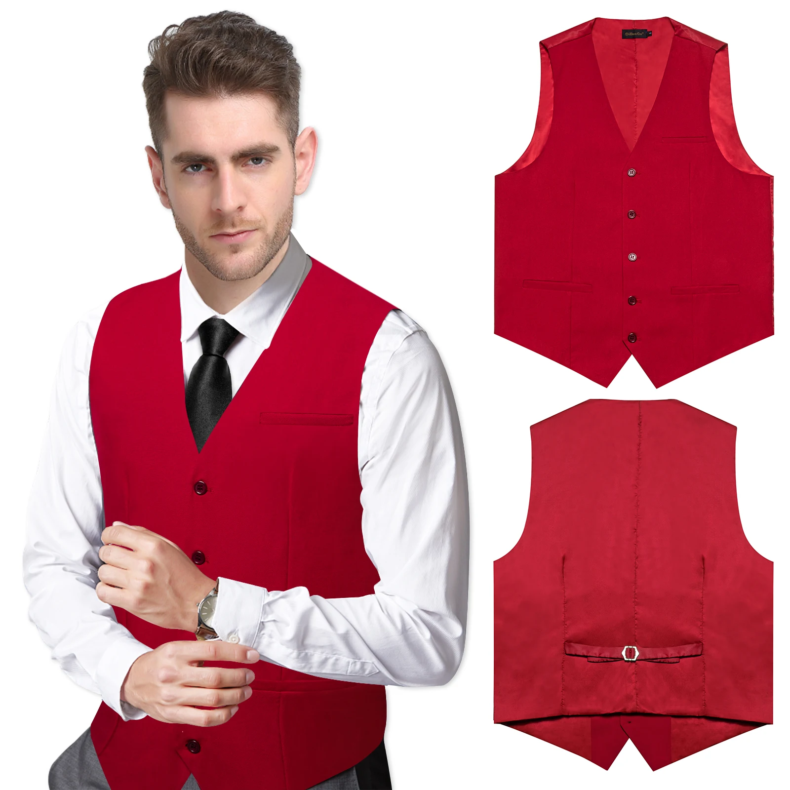 Gilet de costume moderne pour homme – Image 3