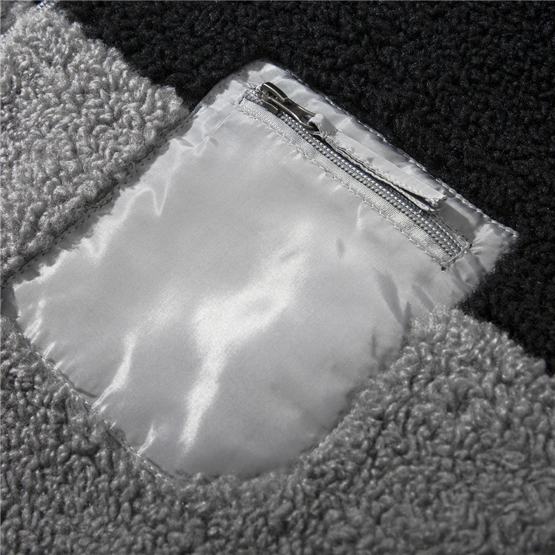 Gilet moumoute bicolore pour homme – Image 3